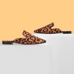 Leopard Print Mules